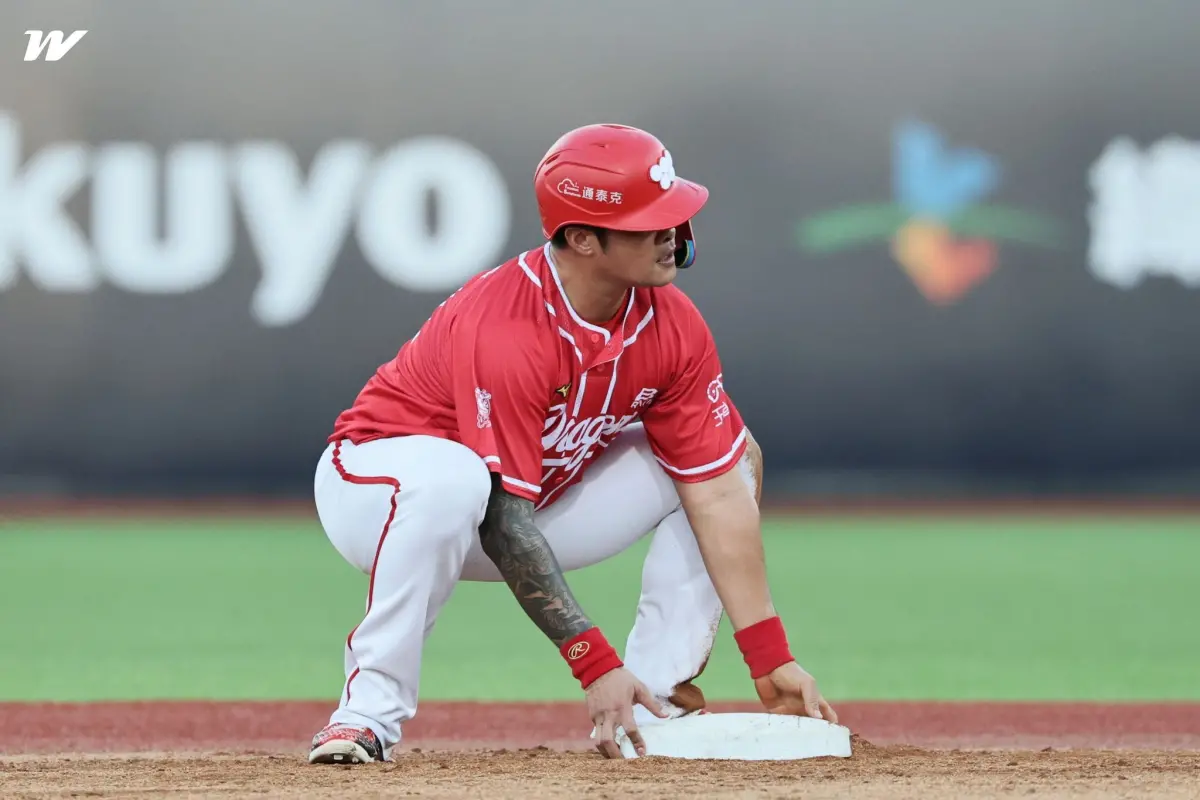 ▲味全龍林智勝相隔6個賽季再次跑出盜壘，生涯盜壘成功次數來到161次，獨居史上第8。（圖／味全龍提供）