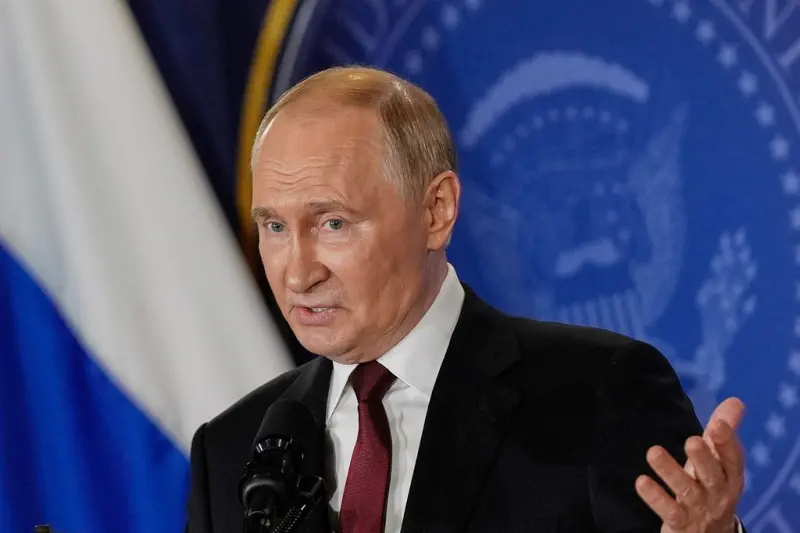 ▲俄羅斯總統蒲亭在川蒲會上表示，只要烏克蘭放棄頓內茨克州和盧甘斯克州，他就同意停止其他戰線攻勢。（圖／美聯社／達志影像）