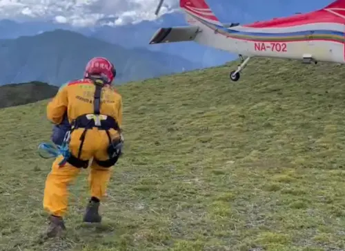 ▲南投縣信義鄉可樂可樂安山驚傳山難。（圖／消防署特種搜救隊臉書）