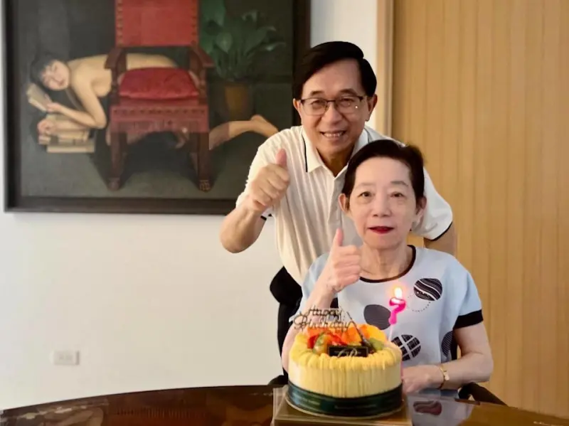 ▲前總統陳水扁太太吳淑珍日前突然在台南家中昏倒，今（18）早出院後又在家再度昏倒。（圖／翻攝新勇哥物語粉專）