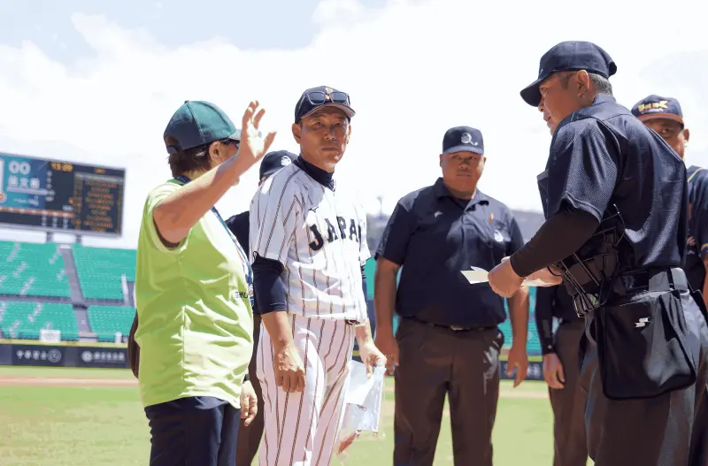 ▲U15日本隊總教練井端弘和此次目標全勝奪冠。（圖／中華棒協提供）