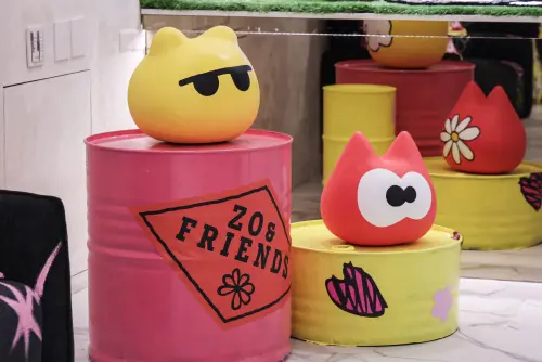 ▲水珠角色 AKI 與 ZAKI。（圖／記者朱永強攝）