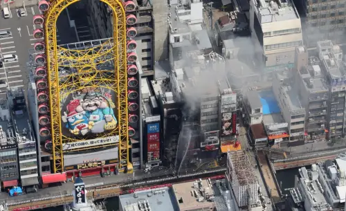 影／大阪道頓堀火災燒3小時才控制住！5名消防員送醫　2人殉職
