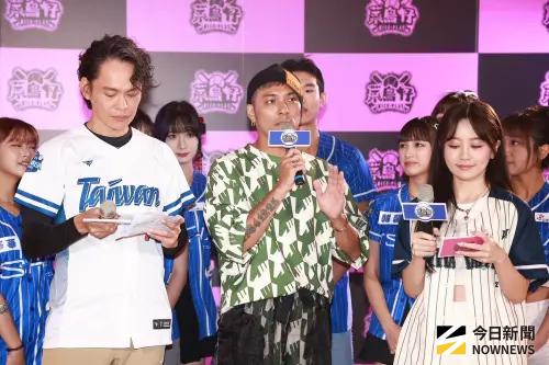 ▲「MP魔幻力量」前成員嘎嘎（中間）如今轉往幕後發展。（圖／記者葉政勳攝）