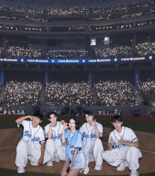 ▲權恩妃受邀擔任富邦主題日賽後演唱會嘉賓。（圖／權恩妃IG@silver_rain.__）