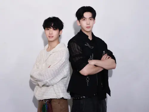 ▲《黑白原來是真的》葛兆恩（右）升級戲劇製作人，二搭紀成澔打造夢幻直式戀愛劇。（圖／結果娛樂提供）