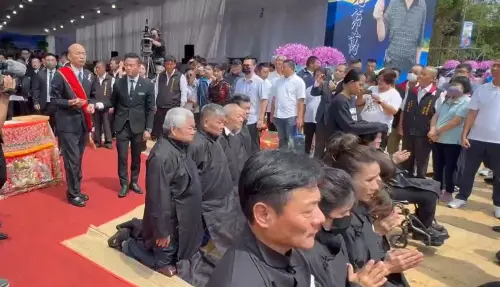 ▲顏清標父親顏懷老先生告別式，由立法院長韓國瑜擔任點主官。（圖／讀者提供，2025.08.19）