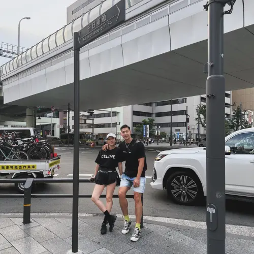 ▲KIMIKO在臉書分享自己跟道頓堀火災擦身而過。（圖／KIMIKO臉書）