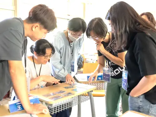 ▲海洋委員會舉辦海洋素養種子教師培訓活動，與會種子教師互動的情形。(圖／海洋委員會提供)