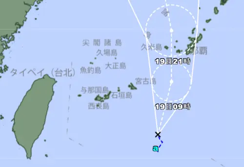 玲玲颱風估明晨生成！日本氣象廳最新路徑：逼近沖繩　台灣天氣曝
