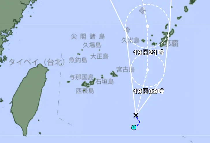 玲玲颱風估明晨生成！日本氣象廳最新路徑：逼近沖繩　台灣天氣曝