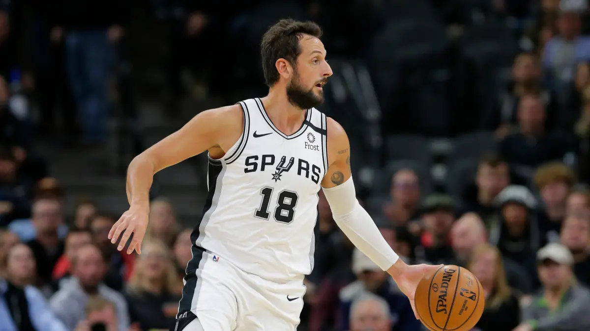 ▲曾效力NBA美國職籃（National Basketball Association）聖安東尼奧馬刺射手貝里納利（Marco Belinelli）在今（19）日於社群在台上宣布退休，結束超過20年的職業籃球生涯。（圖／美聯社／達志影像）