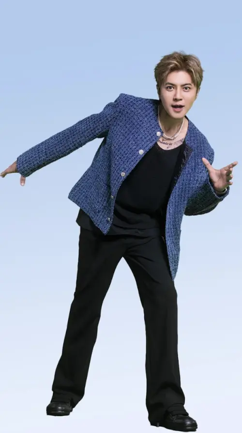 ▲羅志祥、何美（圖／中天綜合台提供）