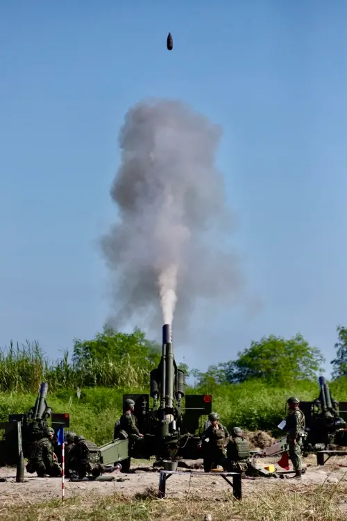 ▲射擊武器包含M109A2自走砲等5項、共56門火砲。（圖／陸軍10軍團提供）