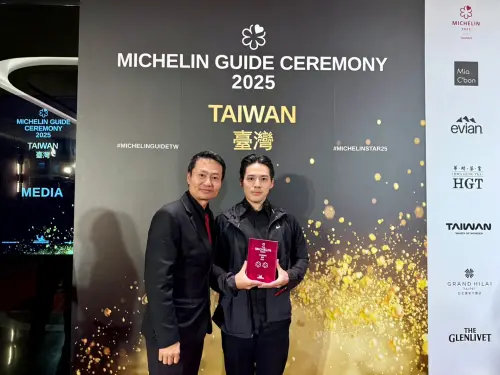 ▲左起：侯布雄餐廳總經理許智皓Vincent、侯布雄餐廳副主廚梁維維。（圖／記者蕭涵云攝）