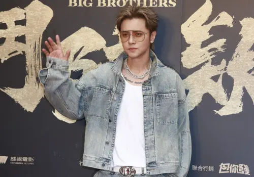 ▲羅志祥和《角頭》系列製作團隊合作新片，特地來《角頭—鬥陣欸》首映典禮助陣。（圖／記者葉政勳攝）