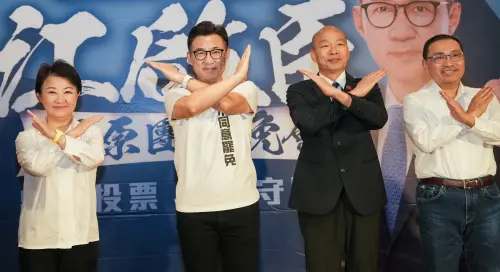 ▲盧秀燕為藍委反罷免的同時，也加深了自己的聲望與支持度。（圖／江啟臣提供，2025.08.20）