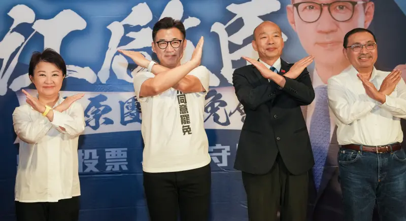 ▲盧秀燕為藍委反罷免的同時,也加深了自己的聲望與支持度。(圖/江啟臣提供,2025.08.20)
