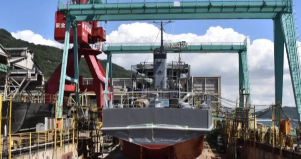 ▲日本政府準備大手筆資助國內企業進軍東南亞市場，包括半導體、稀土及造船業。（圖／翻攝自廣島縣福山市的造船廠）