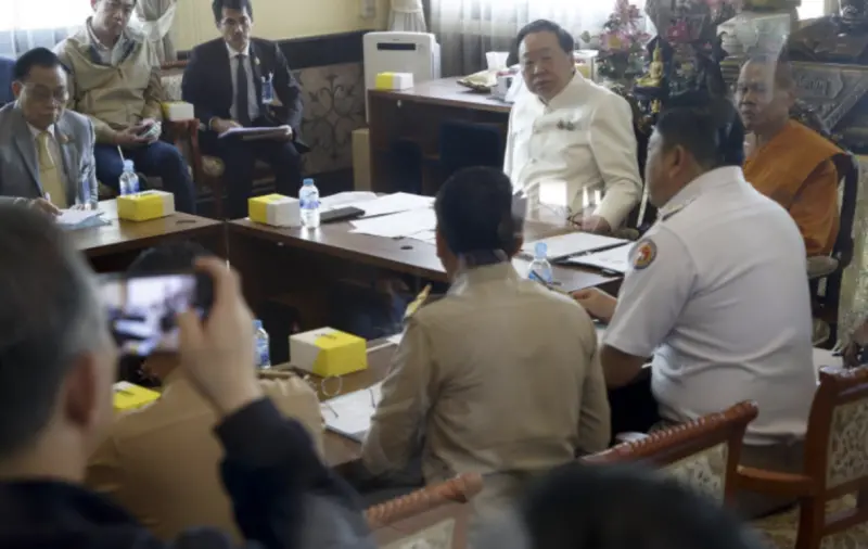 ▲泰國名寺帕拍南普寺爆出貪腐，住持辭職下台，仍無法止住爭議。（圖／翻攝自Bangkok Post）