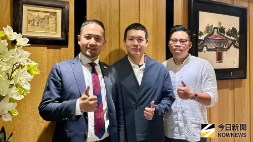 ▲高盈建設總經理林澤宇（中）指出，高盈建設於林園推出的住宅開發案，今（20）日動土，預定今年底進場銷售。（圖／記者陳美嘉攝）