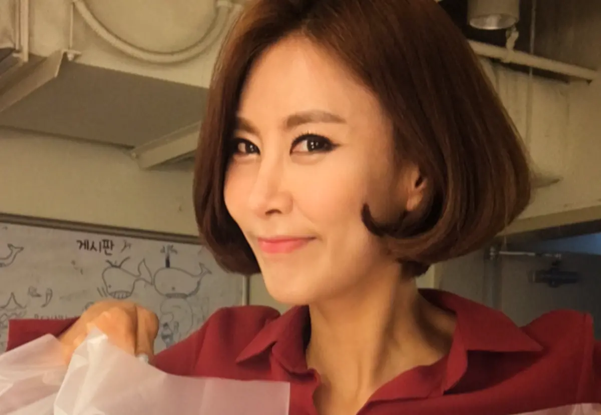 ▲韓國喜劇演員成賢珠的大兒子5年因敗血症過世，如今她再度懷孕，即將臨盆時才公開這個好消息，她還將大兒子的合照放入孕婦寫真，「一家四口」留下另類全家福，讓不少網友看哭。（圖／成賢珠IG@hyunju06）