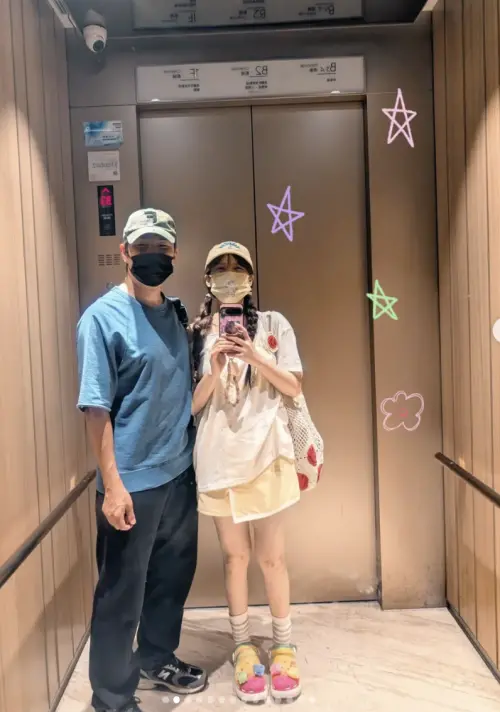 ▲夏宇童和老公孫協志一起慶祝37歲生日。（圖／翻攝自夏宇童IG@sha_ariel）