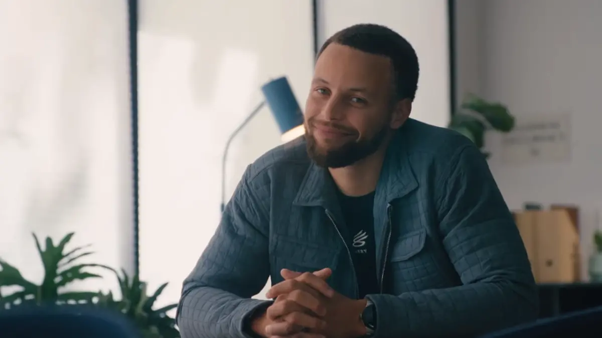 ▲Stephen Curry也出現在影片中，和Google共同開發次世代AI教練。（圖／翻攝官方影片）