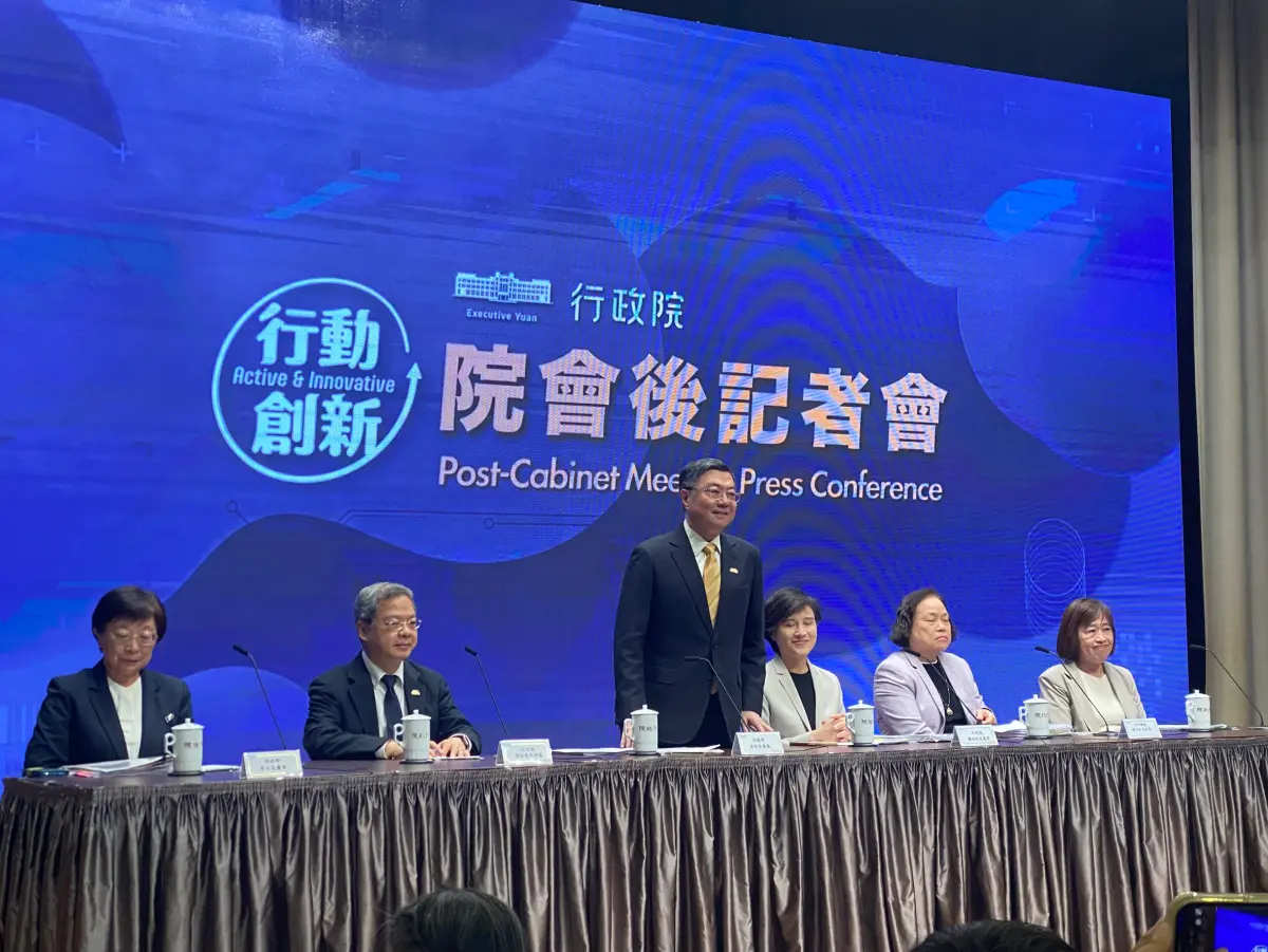 ▲卓榮泰今日召開記者會，說明明年度中央政府總預算案。（圖／記者陳威叡攝，2025.08.21）