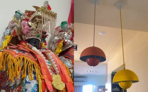 嘉義5.1地震！台南民眾驚呼也太大：媽祖頭冠狂晃、吊燈左右搖擺
