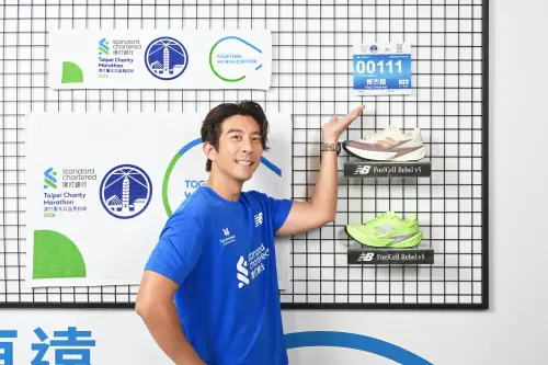 ▲活動大使修杰楷現場分享「最想與誰跑更遠」