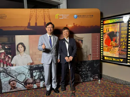 ▲童振源表示新加坡國際首映，不只是台灣電影走向世界的重要里程碑，更是一場跨世代、跨國界的心靈交流。（圖／翻攝自臉書）