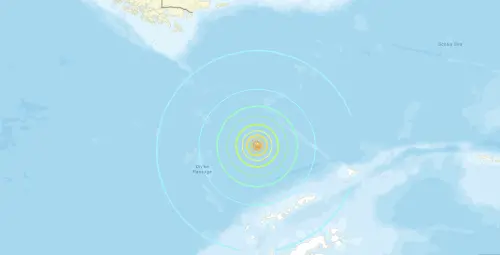 快訊／南極德雷克海峽發生規模7.5地震　暫無發布海嘯警報
