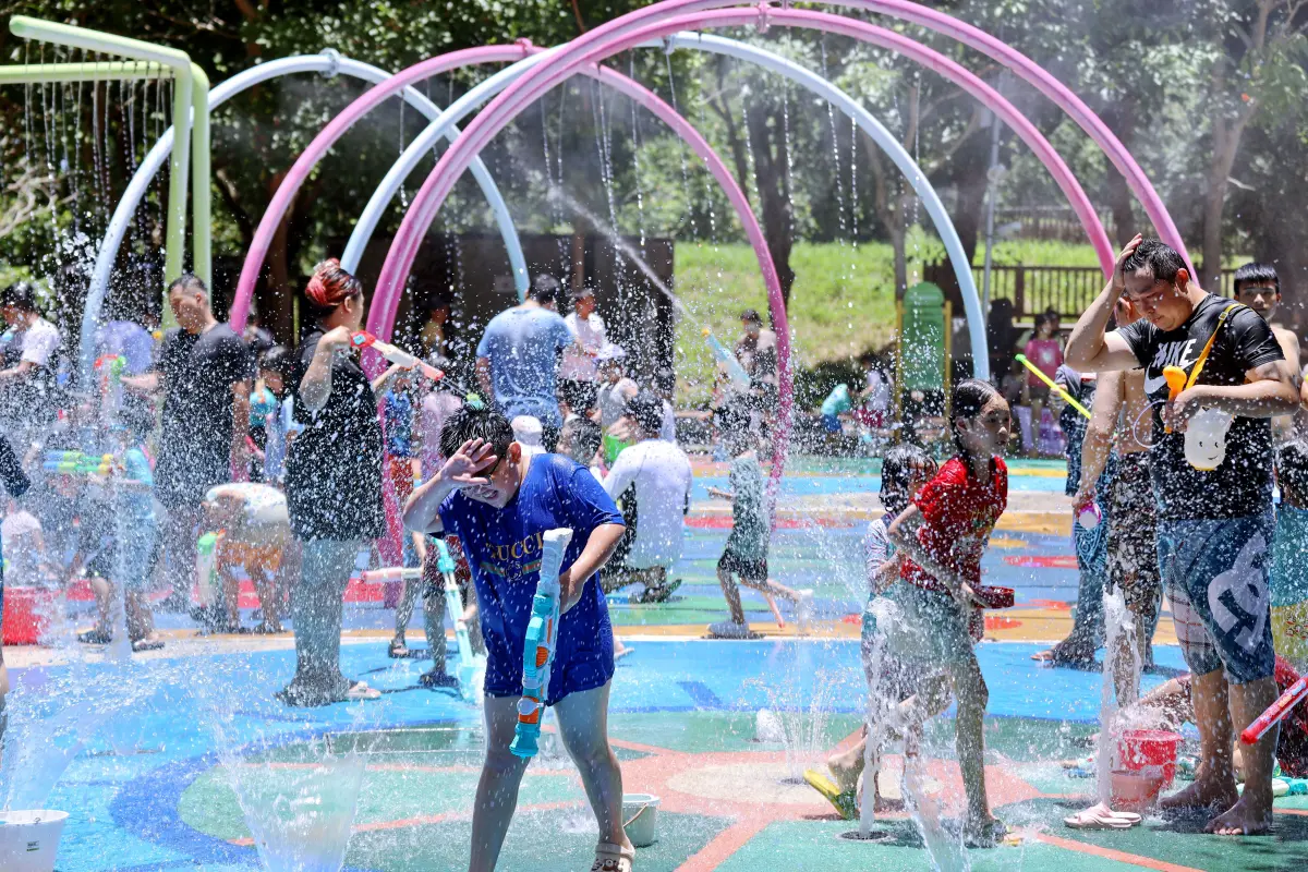 ▲中科公園戲水區，8月31日劃下句點，想要免費玩水的大小朋友，把握最後兩週衝一波(圖／觀旅局提供2025.8.22)