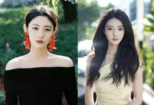 ▲許荔莎（右）轟趙晴（左）當小三介入她和許凱。（圖／翻攝自微博@許荔莎、@趙晴）