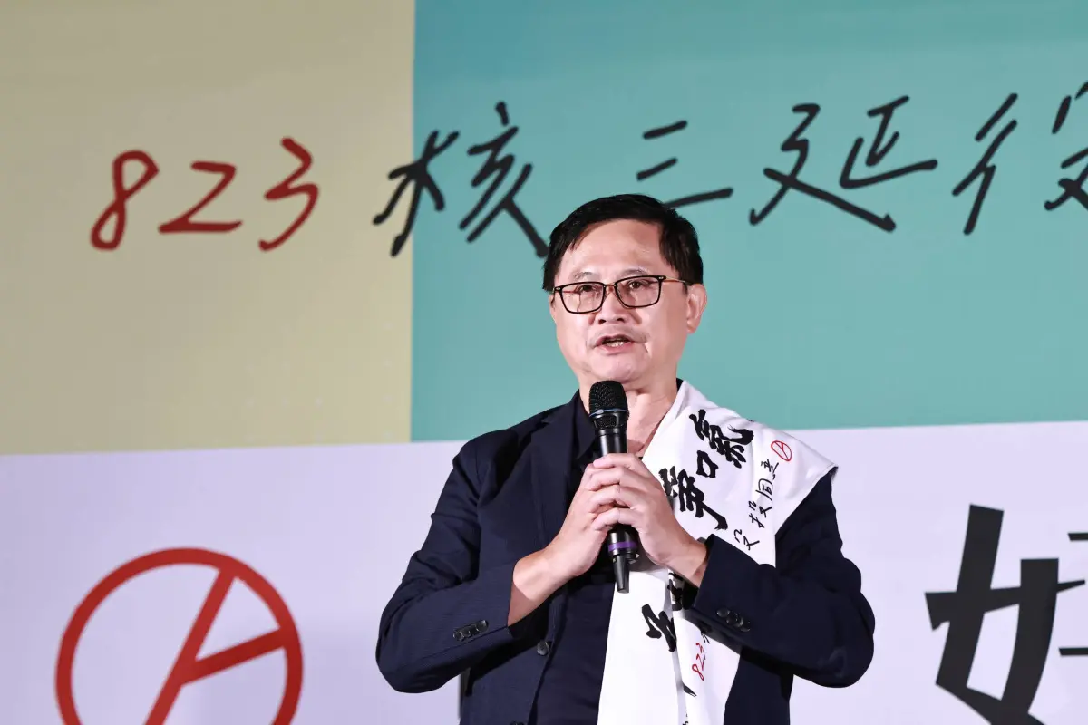 ▲和碩董事長童子賢說，綠能不是不好，但發電成本太高，又會破壞台灣環境。（圖／吳翊緁攝，2025.08.22）