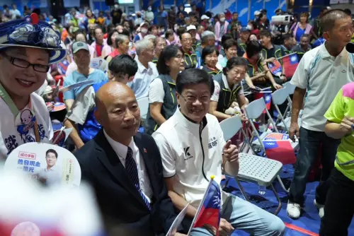 823大罷免／韓國瑜力挺羅明才　笑稱自己臉像茶葉蛋、滷蛋一樣黑
