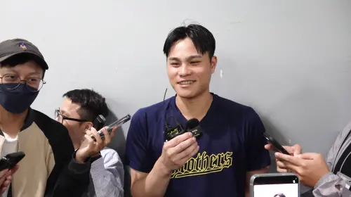 ▲平野惠一自曝當後勁2號壓制宋晟睿，宋晟睿賽後笑著還原真相，吐槽平野惠一自己當裁判。（圖／記者陳云茹攝）