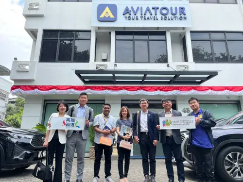 ▲農業局拜會雅加達知名旅行社AVIA TOUR洽談「一日農夫」遊程合作。（圖／高市府農業局提供）