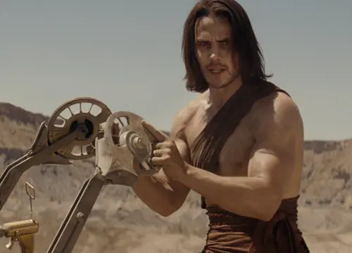 ▲《異星戰場：強卡特戰記》男主角泰勒基奇，當年運勢非常不佳，同一年讓不同的電影公司合起來賠美金3億多，光這部片就讓迪士尼虧了兩億美元，自此再也難以當上好萊塢大片的第一主角。（圖／摘自IMDb）