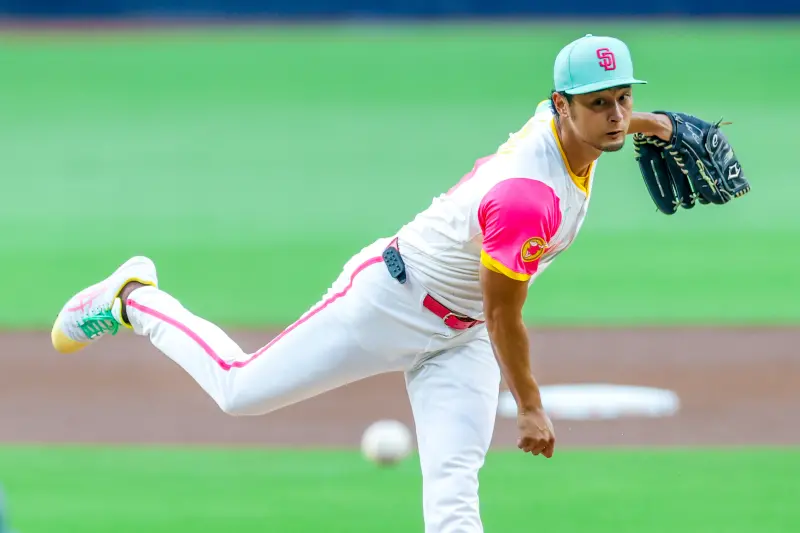 ▲達比修有今對道奇，兩度對決大谷翔平皆獲勝。大谷生涯面對達比修的對戰打擊率僅1成54，依舊苦手。（圖／路透／達志影像）