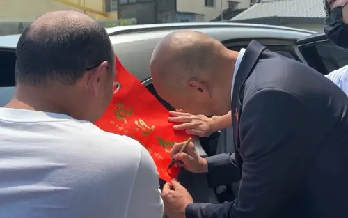 823大罷免／韓粉超嗨！韓國瑜回雲林投票　自嘲禿頭曬黑變茶葉蛋
