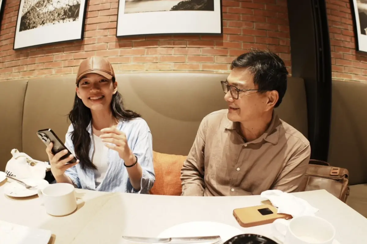 ▲記者女兒提問被黃國昌回嗆「白痴問題」，吳益政今日發文回應。（圖／翻攝自吳益政臉書）