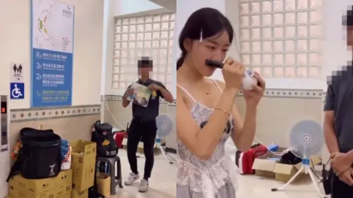 ▲工讀生要求安芝儇簽名，全程近距離互動引發討論。（圖／2S娛樂 IG 2s_enter_tw）