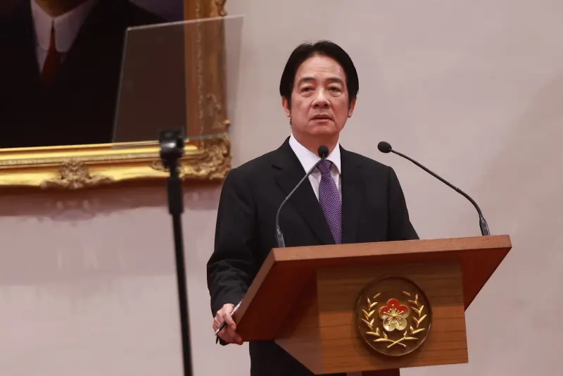 ▲媒體報導稱台美關稅談判條件為對美開放市場並投資2500億美元，賴清德回應內容與事實有落差。（圖／記者葉政勳攝，2025.08.23）