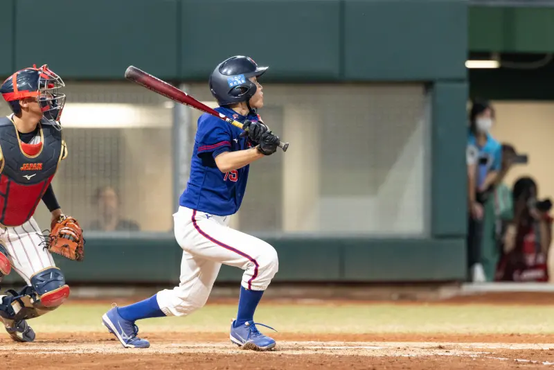 ▲中華隊在U15亞洲盃冠軍戰以3：0完封日本成功衛冕，年僅13歲的國二生陳泊佑擊出關鍵三壘安打貢獻2分打點，勇奪MVP成為致勝英雄。（圖／中華棒協提供）