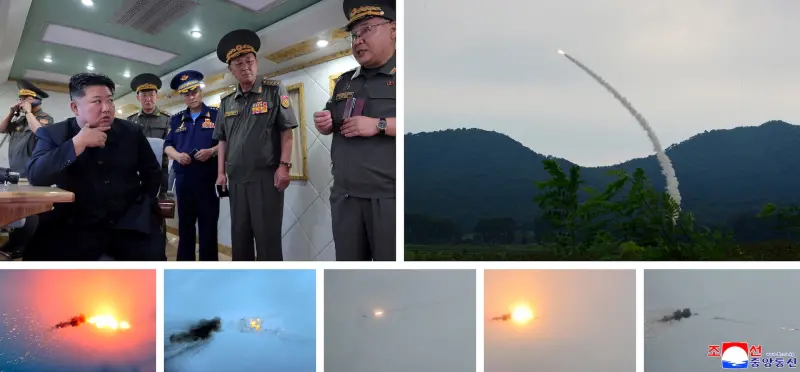金正恩親自視察！北韓試射2新型防空飛彈　恐從俄羅斯獲技術支援