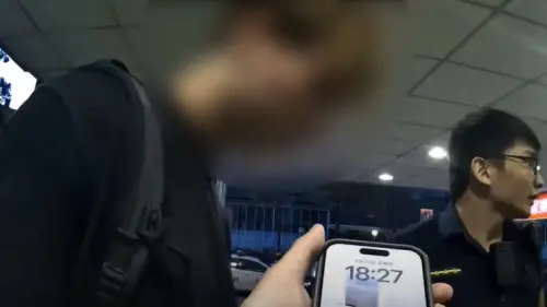 ▲美籍網紅Jacob Pugmire 因未到案而遭通緝，22日遭警方逮捕歸案。（圖／翻攝畫面）