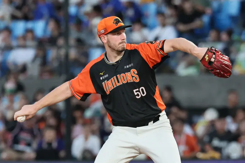 ▲統一獅布雷克昨日面對樂天桃猿僅投4.2局就失6分退場，最終吞下本季第9敗。（圖／統一獅提供）