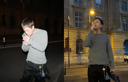 ▲泫雅巴黎放閃老公惹議！龍俊亨（如圖）街頭吸菸被砲轟　遭質疑：是違法吧。（圖／泫雅IG@hyunah_aa）